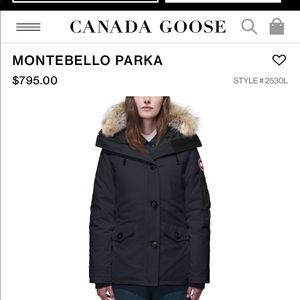Canada goose parka